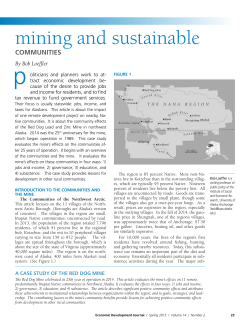 Mining and Sustainable Communities - ISER