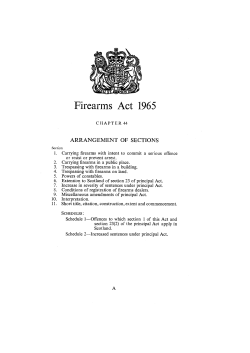 Firearms Act 1965 - Legislation.gov.uk