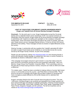 General Mills/Kroger/Yoplait: Light Up Your Story for