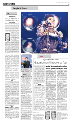 Gaga brings fireworks at fest