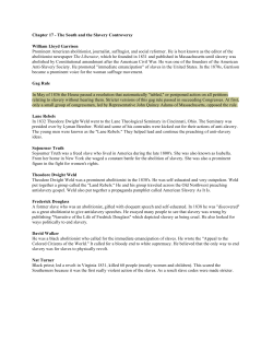 APUSH Ch 17 and 18 Key Terms