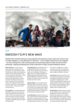 swedish film`s new wave