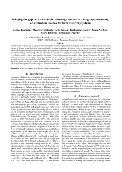 Bridging the gap between speech technology and natural language