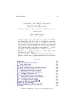 Bloch and Kato`s Exponential Map: Three Explicit Formulas