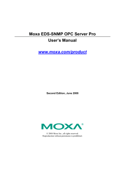 EDS-SNMP OPC Server Pro User`s Manual v2
