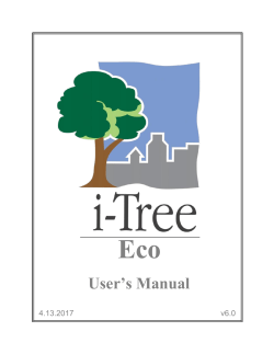 User`s Manual - i-Tree
