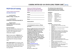 coding with icd-10-cm in long term care