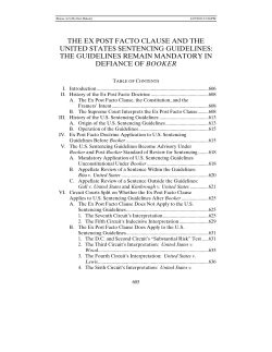 the ex post facto clause and the united states