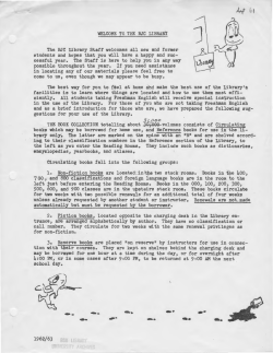 Handbooks - Boise State Special Collections Archives