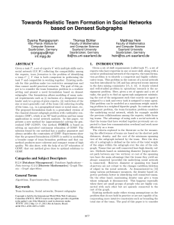 Towards Realistic Team Formation in Social Networks