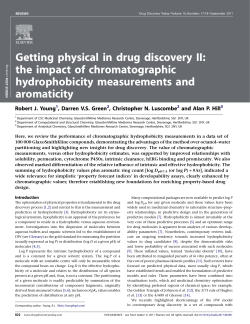 Getting physical in drug discovery II: the impact of chromatographic