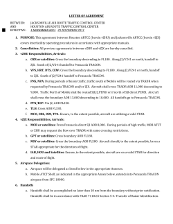 letter of agreement between: jacksonville air route