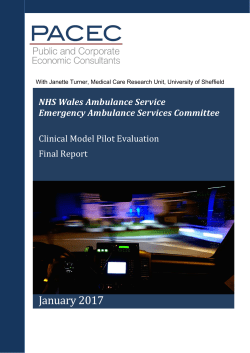 Clinical Model Pilot Evaluation Final Report
