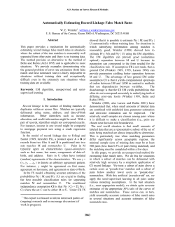 Automatically Estimating Record Linkage False Match Rates