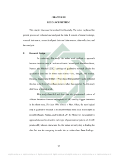 37 CHAPTER III RESEARCH METHOD This chapter