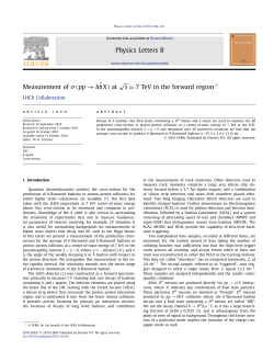 Measurement of &sigma;(pp&rarr;bX) at =7 TeV in the forward region