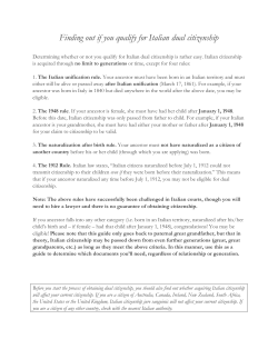 Finding out if you qualify for Italian dual citizenship