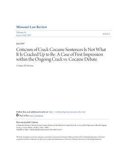 Criticism of Crack Cocaine Sentences Is Not What It Is Cracked Up