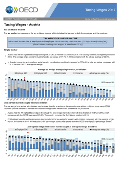 Taxing Wages - Austria