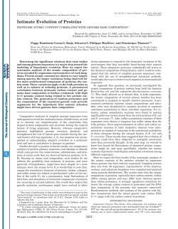 Intimate Evolution of Proteins