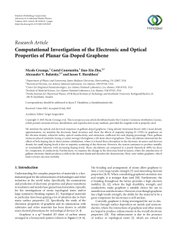 Computational Investigation of the Electronic and Optical Properties
