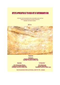artistic appreciation of the rock art of chaturbhujnath nala