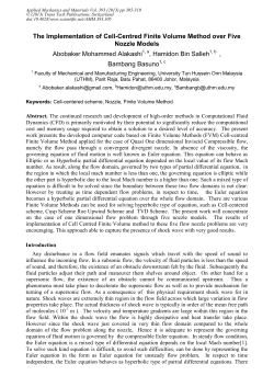The Implementation of Cell-Centred Finite Volume Method over Five