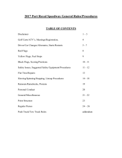 General Rules / Procedures