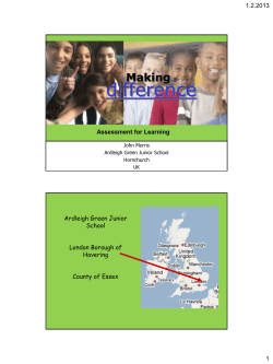 Assessment for Learning