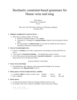handout - ELTE / SEAS