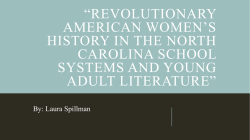 Revolutionary American Women`s Histories in the North