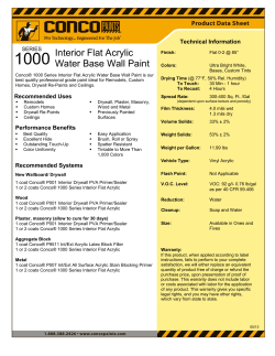 Interior Flat Acrylic Water Base Wall Paint