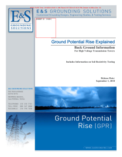 Ground Potential Rise Explained