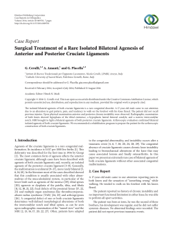 Case Report Surgical Treatment of a Rare Isolated