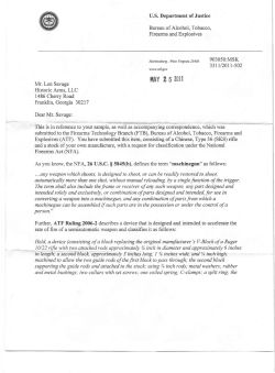 MAY 2 52011 - Fostech Outdoors