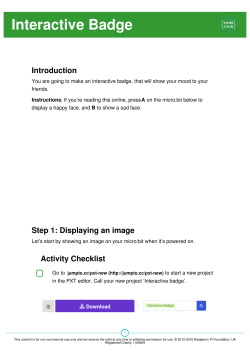 Interactive Badge - codeclubprojects.org