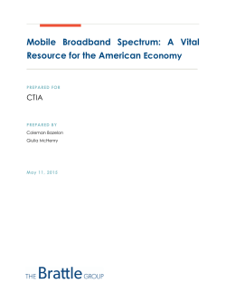 Mobile Broadband Spectrum
