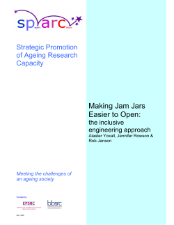 Executive Summary: Making Jam Jars Easier to Open