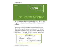 Ice Cream Science - Oklahoma Afterschool Network