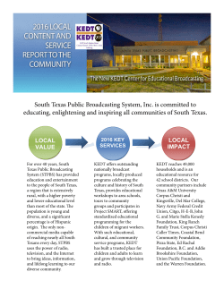 South Texas Public Broadcasting System, Inc. is committed to