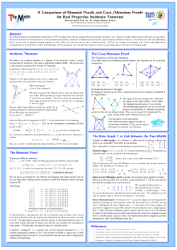 A Comparison of Binomial Proofs and Ceva