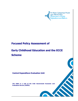 Focused Policy Assessment of Early Childhood Education and the