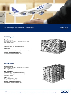 airfreight container specs