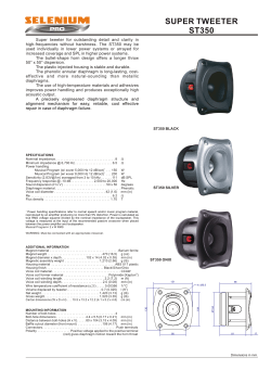 SUPER TWEETER ST350