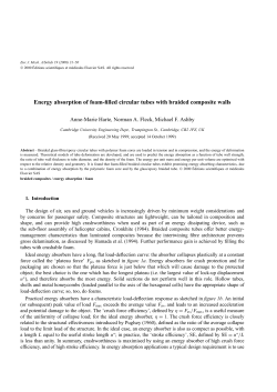 Energy absorption of foam-filled circular tubes with braided