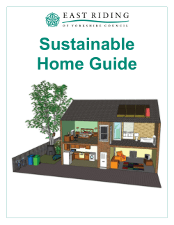 Sustainable Home Guide Information