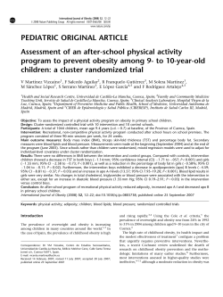 PEDIATRIC ORIGINAL ARTICLE Assessment of an after