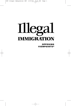 OVP Illegal Immigration INT 2/27/04 3:31 PM Page 1