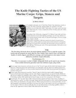 The Knife Fighting Tactics of the US Marine Corps
