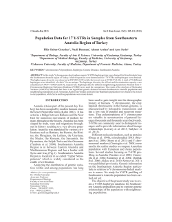 Population Data for 17 Y-STRs in Samples from Southeastern